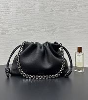 Fortok Loewe Flamenco Black Purse 30✕20✕10cm  - 2