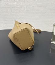 Fortok Loewe Scarf Backpack Smooth Calfskin Beige 22.5x18x9.5cm - 5