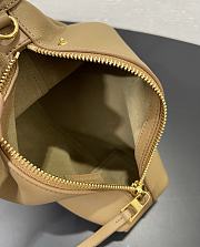 Fortok Loewe Scarf Backpack Smooth Calfskin Beige 22.5x18x9.5cm - 2