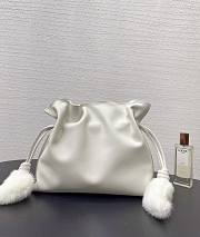Fortok LOEWE Medium Lion Intarsio Flamenco Clutch Calfskin 30✕24.5✕10cm - 4
