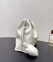 Fortok LOEWE Medium Lion Intarsio Flamenco Clutch Calfskin 30✕24.5✕10cm - 3
