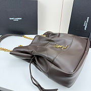 Fortok Saint Laurent YSL Jamie Shopping Dark Brown 35x35x10cm - 5