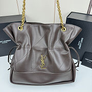 Fortok Saint Laurent YSL Jamie Shopping Dark Brown 35x35x10cm - 6