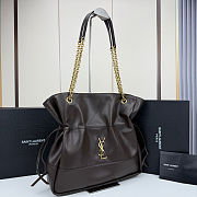 Fortok Saint Laurent YSL Jamie Shopping Dark Brown 35x35x10cm - 4