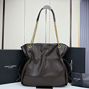 Fortok Saint Laurent YSL Jamie Shopping Dark Brown 35x35x10cm - 3