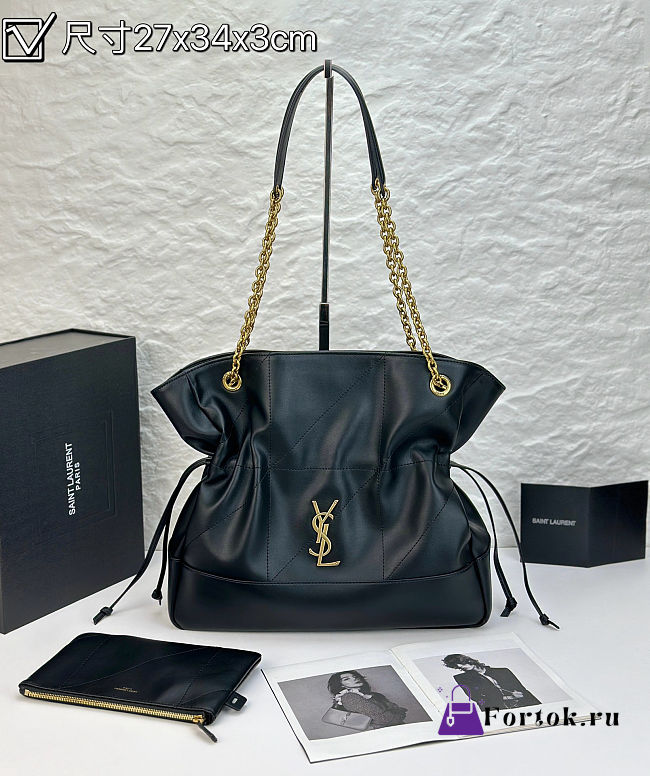 Fortok Saint Laurent YSL Jamie Shopping Black 35x35x10cm - 1