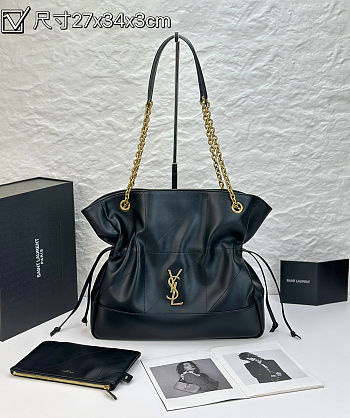 Fortok Saint Laurent YSL Jamie Shopping Black 35x35x10cm