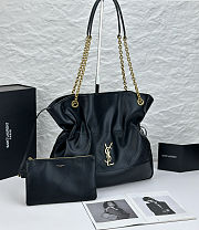Fortok Saint Laurent YSL Jamie Shopping Black 35x35x10cm - 4