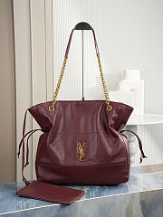 Fortok Saint Laurent YSL Jamie Shopping Burgundy 35x35x10cm - 1