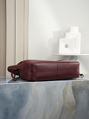 Fortok Saint Laurent YSL Jamie Shopping Burgundy 35x35x10cm - 5