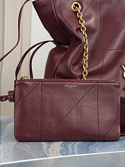 Fortok Saint Laurent YSL Jamie Shopping Burgundy 35x35x10cm - 2