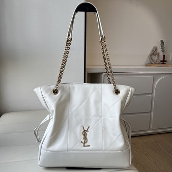 Fortok Saint Laurent YSL Jamie Shopping White 35x35x10cm