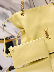 Fortok Saint Laurent YSL Jamie Shopping Soft Lemon 35x35x10cm - 5