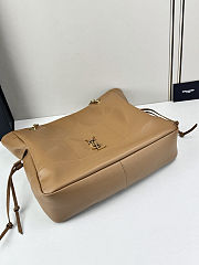 Fortok Saint Laurent YSL Jamie Shopping Brown Tan 35x35x10cm - 4