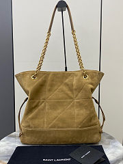 Fortok Saint Laurent YSL Jamie Shopping Suede Brown 35x35x10cm - 3