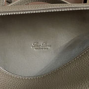 Fortok Loro Piana Extra Pocket L19 Grained Calfskin Warm Mastic 11 x 19 x 6.5cm - 2