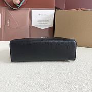 Fortok Loro Piana Extra Pocket L19 Grained Calfskin Black 11 x 19 x 6.5cm - 3