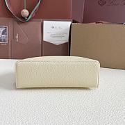 Fortok Loro Piana Extra Pocket L19 Grained Calfskin Cream 11 x 19 x 6.5cm  - 4