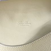 Fortok Loro Piana Extra Pocket L19 Grained Calfskin Cream 11 x 19 x 6.5cm  - 6