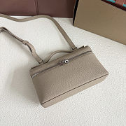 Fortok Loro Piana Extra Pocket L19 Grained Calfskin Cream Beige 11 x 19 x 6.5cm - 3