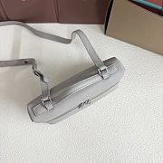 Fortok Loro Piana Extra Pocket L19 Grained Calfskin Light Grey 11 x 19 x 6.5cm - 6