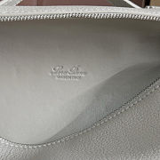 Fortok Loro Piana Extra Pocket L19 Grained Calfskin Light Grey 11 x 19 x 6.5cm - 4
