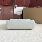 Fortok Loro Piana Extra Pocket L19 Grained Calfskin Minty Breeze 11 x 19 x 6.5cm  - 4