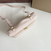 Fortok Loro Piana Extra Pocket L19 Grained Calfskin Feather Pink 11 x 19 x 6.5cm  - 5