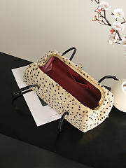 Fortok Chanel Pony Hair Cheetah Print Long Clutch 36*12.5*13cm - 6
