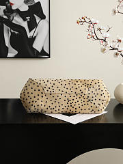 Fortok Chanel Pony Hair Cheetah Print Long Clutch 36*12.5*13cm - 3