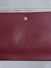 Fortok Chanel Maxi Flap Bag Grey 26x38.5x11cm - 4