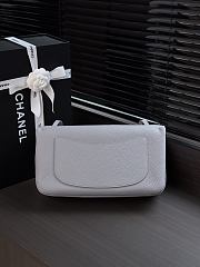 Fortok Chanel Maxi Flap Bag Grey 19.5x32x10cm - 2