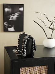 Fortok Chanel Airplanes Denim Reissue Flap Bag 20 x 15.5x 6 cm  - 6
