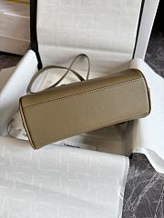 Fortok Chanel Large Bowling Bag Khaki 20.5x11.5x9cm  - 5