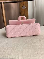 Fortok Chanel Mini Flap Bag Pink 20cm - 3