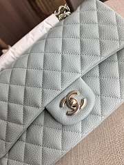 Fortok Chanel Medium Flap Bag Blue 25.5cm - 6