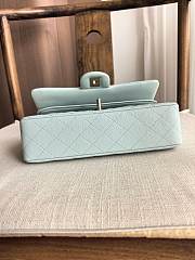 Fortok Chanel Medium Flap Bag Blue 25.5cm - 5