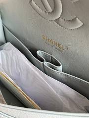 Fortok Chanel Medium Flap Bag Blue 25.5cm - 3