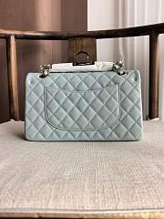 Fortok Chanel Medium Flap Bag Blue 25.5cm - 2