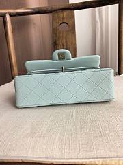 Fortok Chanel Small Flap Bag Blue 23cm  - 3