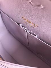 Fortok Chanel Medium Flap Bag Purple 25.5cm - 5