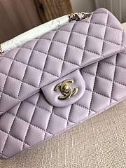 Fortok Chanel Medium Flap Bag Purple 25.5cm - 4