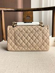 Fortok Chanel Medium Flap Bag Millk Tea 25.5cm - 6