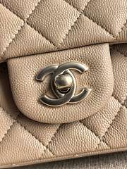 Fortok Chanel Medium Flap Bag Millk Tea 25.5cm - 5