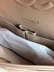 Fortok Chanel Medium Flap Bag Millk Tea 25.5cm - 4