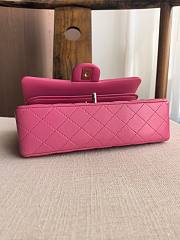 Fortok Chanel Medium Flap Bag Hot Pink 25.5cm - 4