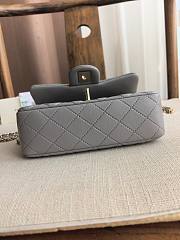 Fortok Chanel Mini Flap Bag Grey 20cm - 6