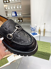 Fortok Gucci GG Lug Loafer Black - 5