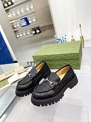 Fortok Gucci GG Lug Loafer Black - 4