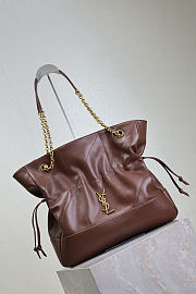 Fortok Saint Laurent YSL Jamie Shopping Brown 35x35x10cm - 6